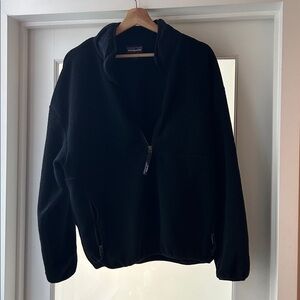 Patagonia Black Synchilla Half-Zip Fleece Pullover